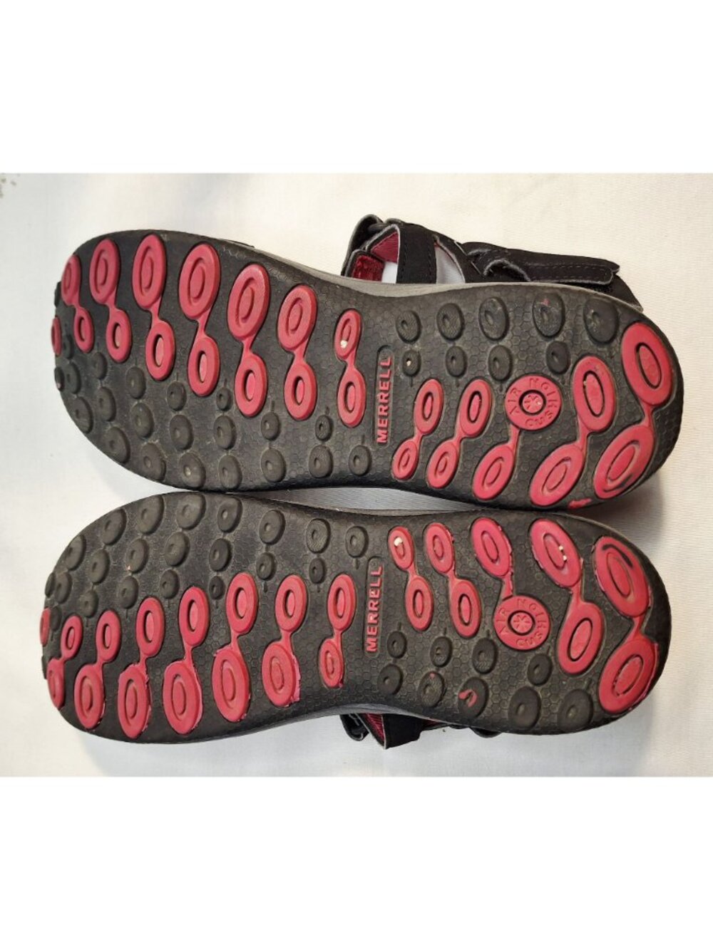 Merrell Womens Black & Red Adjustable Strap Sandals Size 8 US Comfortable Perfor - Picture 6 of 8